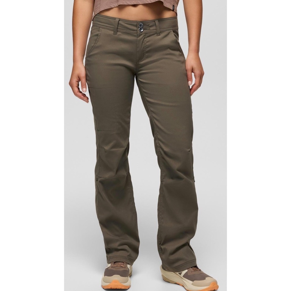 Prana Halle convertible hiking pants slate green women's size  10